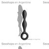 Slim dilatador anal de silicona con anillo extractor